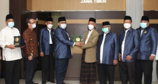 DPW LDII Jawa timur bersilaturahim ke Kantor PW Muhammadiyah Jawa Timur, Jumat (19/11).