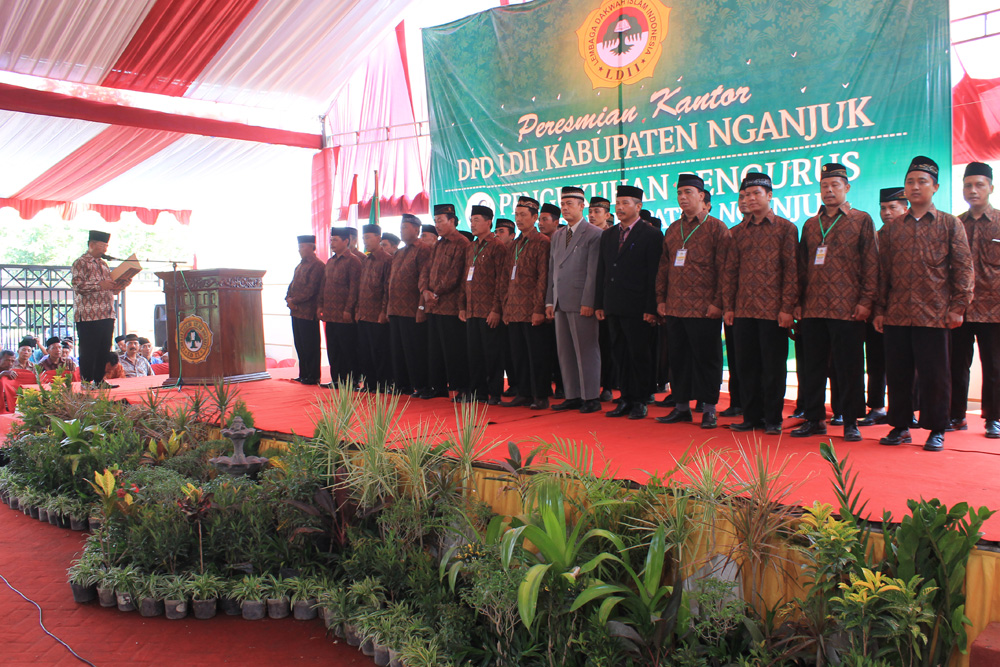Pengukuhan pengurus DPD LDII Kabupaten Nganjuk masa bhakti 2015-2020